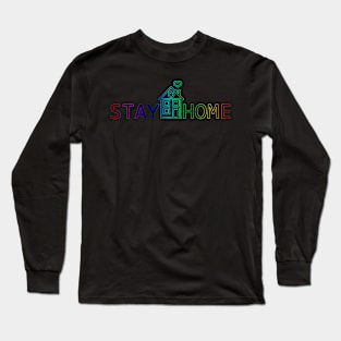 Stay home (multucolor) Long Sleeve T-Shirt